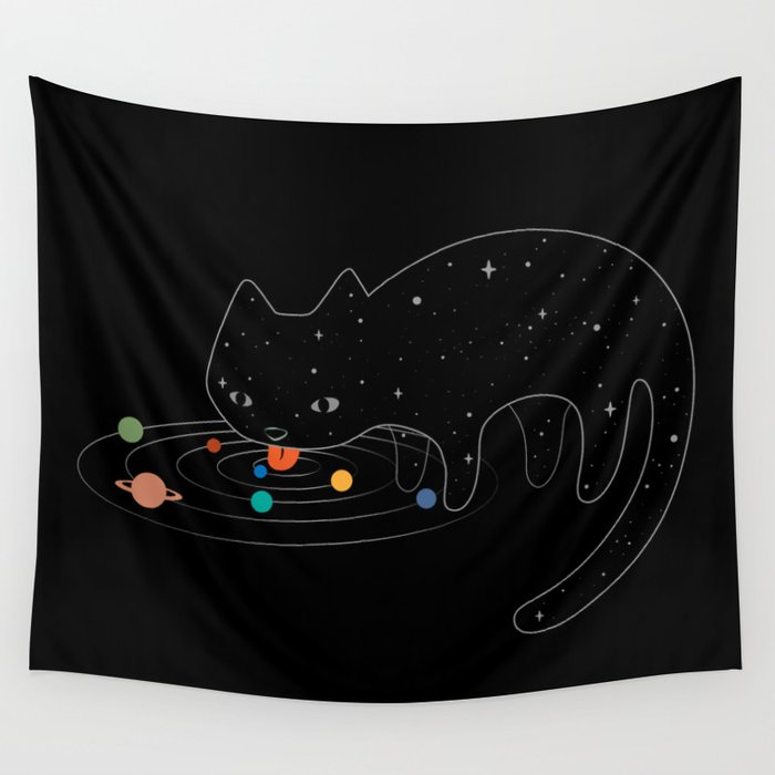 Cat Landscape 117: Catstronomy Wall Tapestry