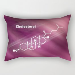 Cholesterol Hormone Structural chemical formula Rectangular Pillow
