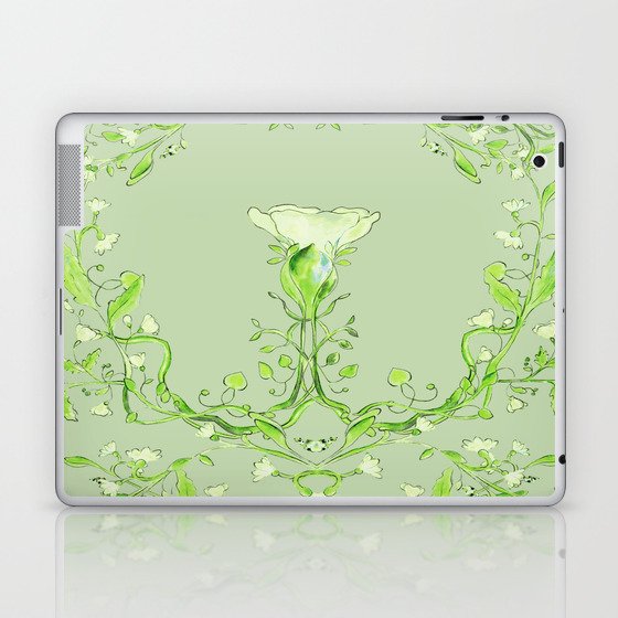 Flower and art nouveau - series 5 Laptop & iPad Skin