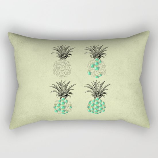 life of a pineapple Rectangular Pillow