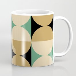 Retro Mid Century Modern Geometric Abstract Pattern 759 Coffee Mug | Mid, Geometric, 1960S, Midcenturydesign, Midcentury, Century, Circles, Colorful, Sixties, Midcenturymodern 