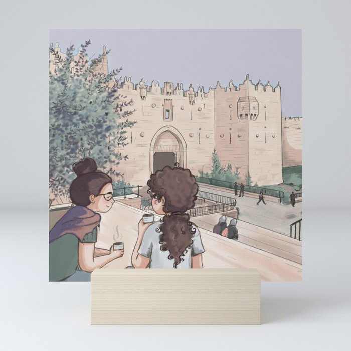 Damascus gate tea Mini Art Print