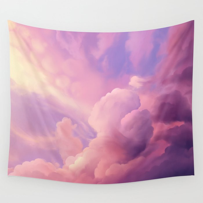 Clouds 1 Wall Tapestry by Phazed Society6