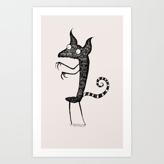 Lindsey's Monster Art Print