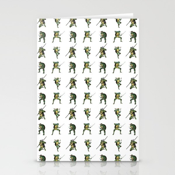 Ninja Turtle Pattern Stationery Cards