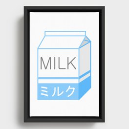 Milk Framed Canvas