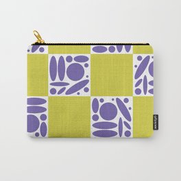 Geometric modern shapes checkerboard 22 Carry-All Pouch