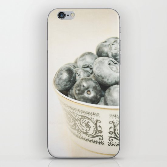 Blueberry Bowl iPhone & iPod Skin