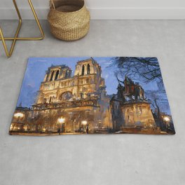 Notre-Dame de Paris Area & Throw Rug