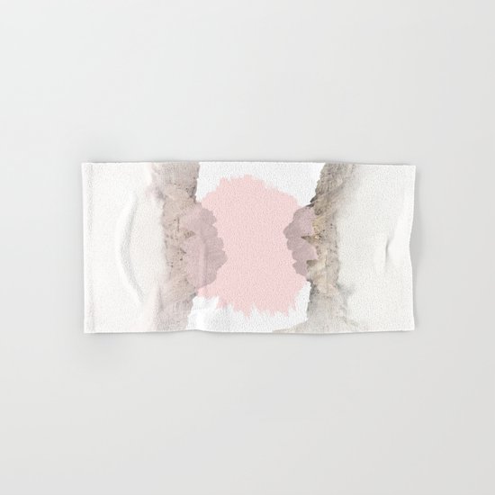 Pale Pink on Mountains Hand & Bath Towel