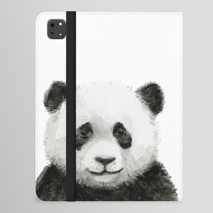 Baby Panda Watercolor iPad Folio Case