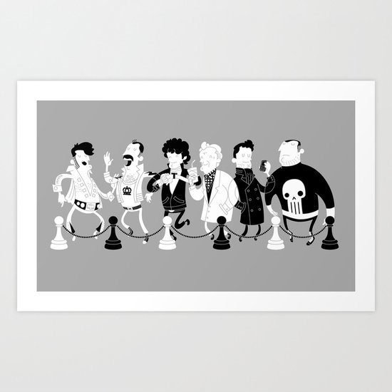 Chess Convention Art Print