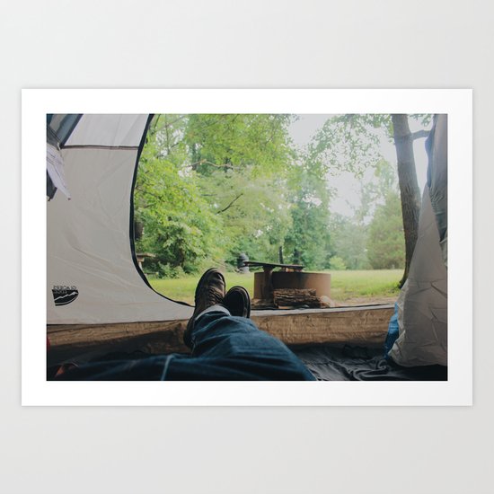 Camp Life Art Print