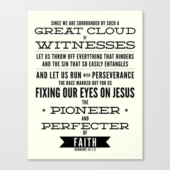 Pioneer and Perfecter of Faith Canvas Print
