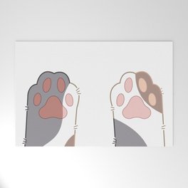 Mixed Bean Cat Paws Welcome Mat