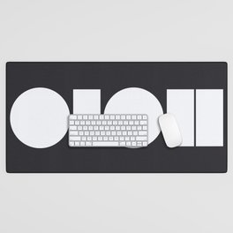 0102 Icon Desk Mat - Black Desk Mat