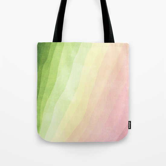 Stratum 8 Pastel Greenery Tote Bag