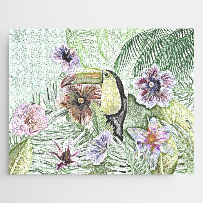 TOUCAN IN THE JUNGLE Jigsaw Puzzle