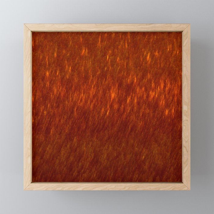 Abstract Fire 3 Framed Mini Art Print