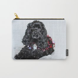 Valentine Puppy Photography Print Carry-All Pouch | Digital, Valentines, Cockerspaniel, Animal, Heart, Other, Confetti, Photo, Color, Valentinedog 