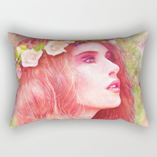 Flowering Rectangular Pillow