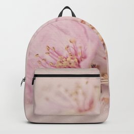 Romantic Soft Pink Peach Blossom Backpack