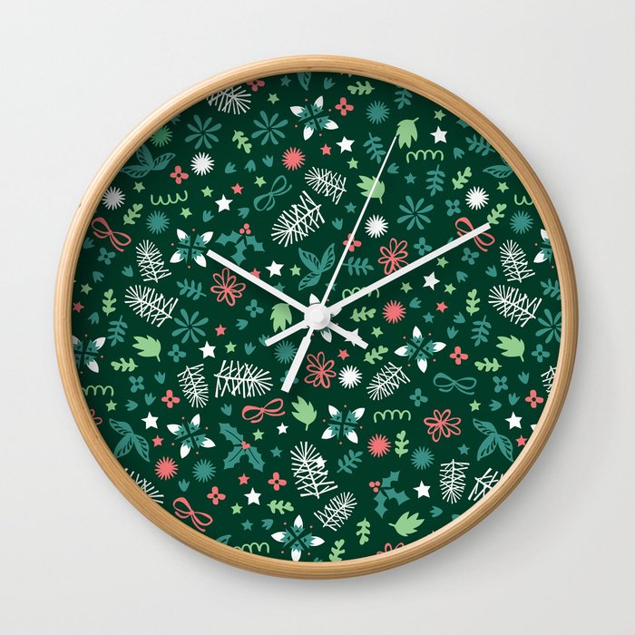 Have a Holly Jolly Christmas  Wall Clock