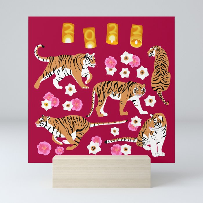 2022 Chinese New Year, Year of the Tiger Mini Art Print