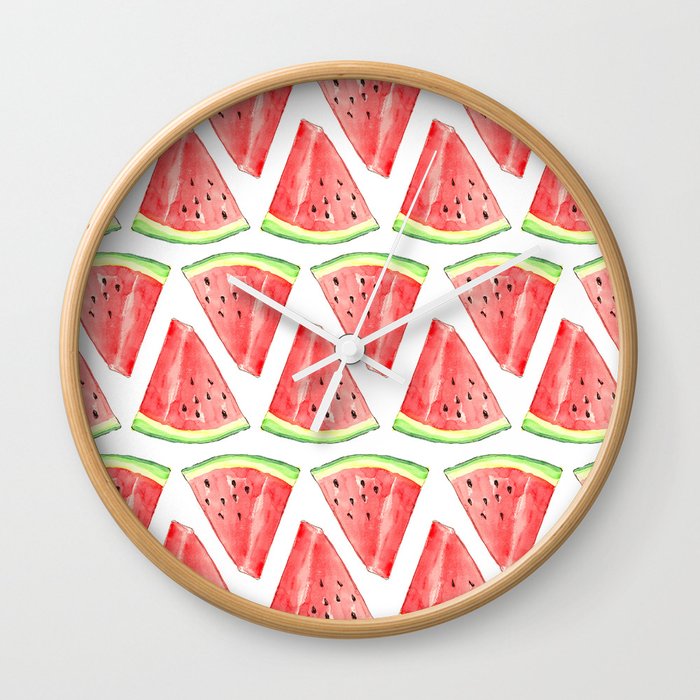 Watermelon Red Piece Wall Clock