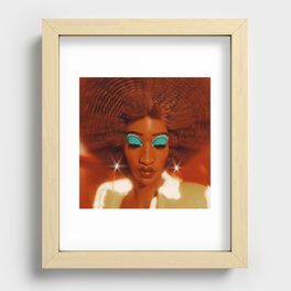 70s Doll Recessed Framed Print
