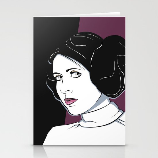 Princess Leia Pop Art Stationery Cards
