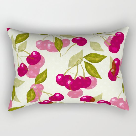 Mature Cherry. Retro. Retro design . Rectangular Pillow