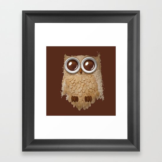 Owlmond 2 Framed Art Print