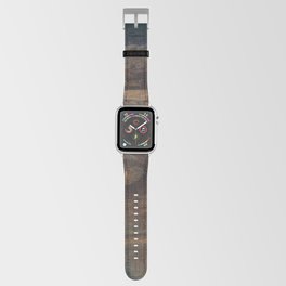 Florence, Italy nightscape city lights reflected River Arno at The Ponte-Vecchio bridge Tuscany landscape painting by William Holman Hunt Apple Watch Band