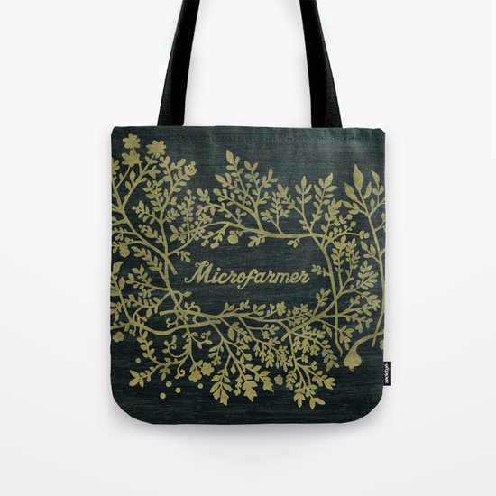 Microfarmer - Gold Tote Bag