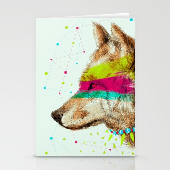 Cherokee Wolf II Stationery Cards