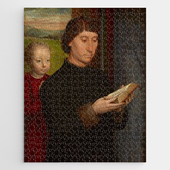 Hans Memling "Portrait of a man reading" Jigsaw Puzzle