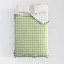 Green Gingham Comforter