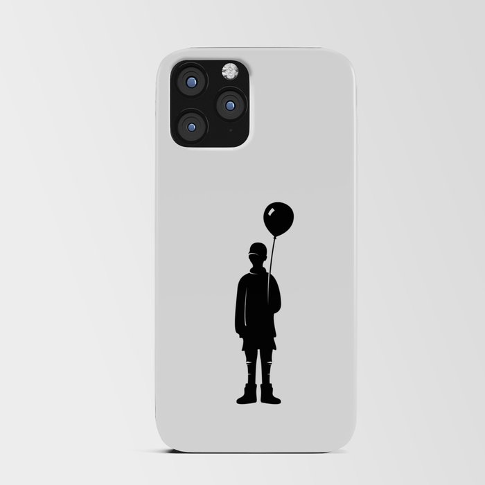 Boy and his balloon iPhone Card Case