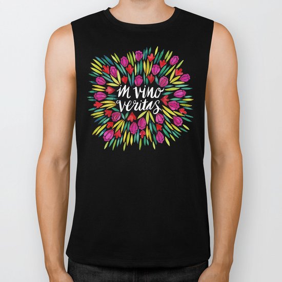 In Vino Veritas Biker Tank