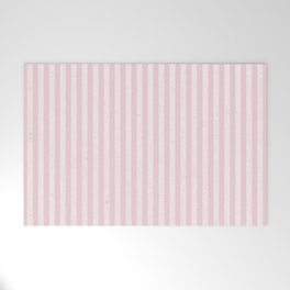 Pink Stripes Welcome Mat