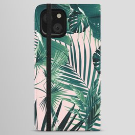 Tropical Jungle Leaves Siesta #2 #tropical #decor #art #society6 iPhone Wallet Case