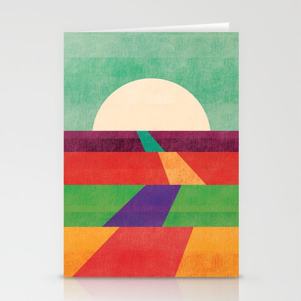 The path leads to forever Stationery Cards