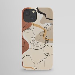 Developed Faces 01 iPhone Case