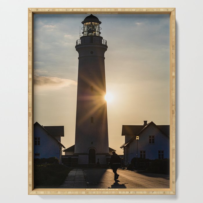 Hirtshals lighthouse Serving Tray