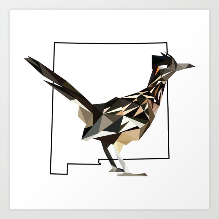 New Mexico Roadrunner Art Print By Candice Society6