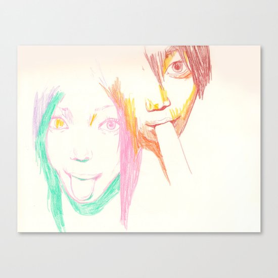 Lick Canvas Print