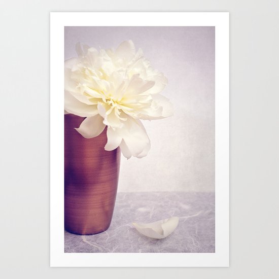 ELEGANT PEONY Art Print