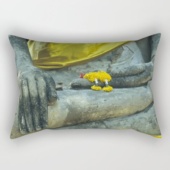 Buddha in Thailand Rectangular Pillow