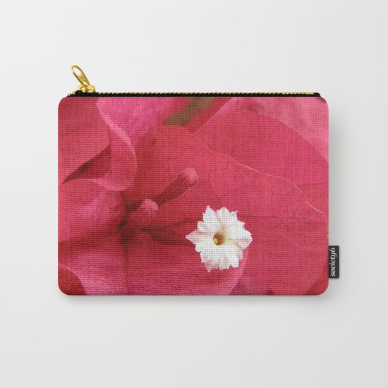 TEXTURES - Bougainvillea Carry-All Pouch